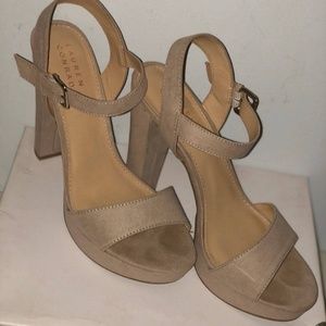 Lauren Conrad ladies tan heels